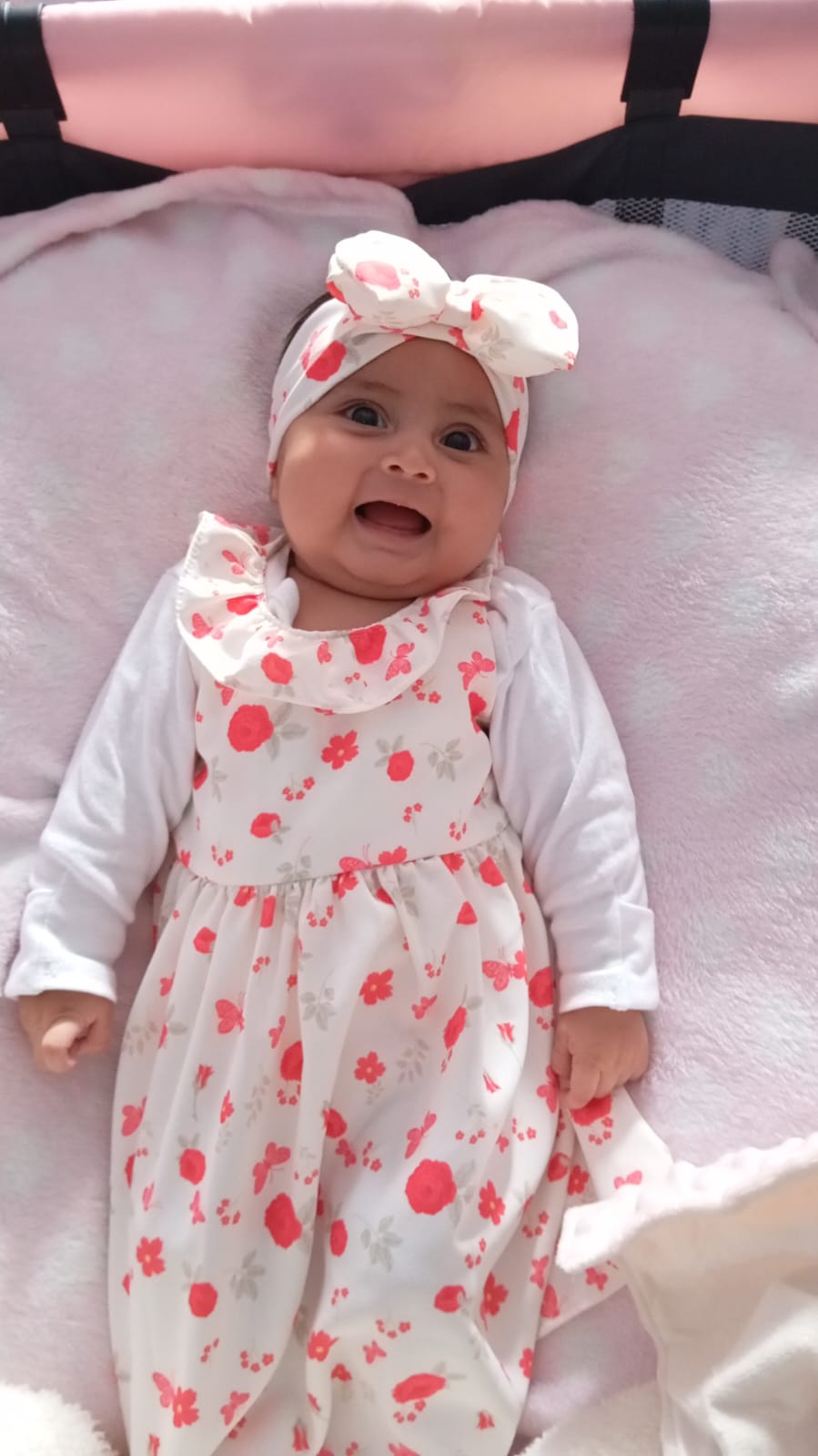 VESTIDO GOLA BALACA 3064 CRECIENDO BABY