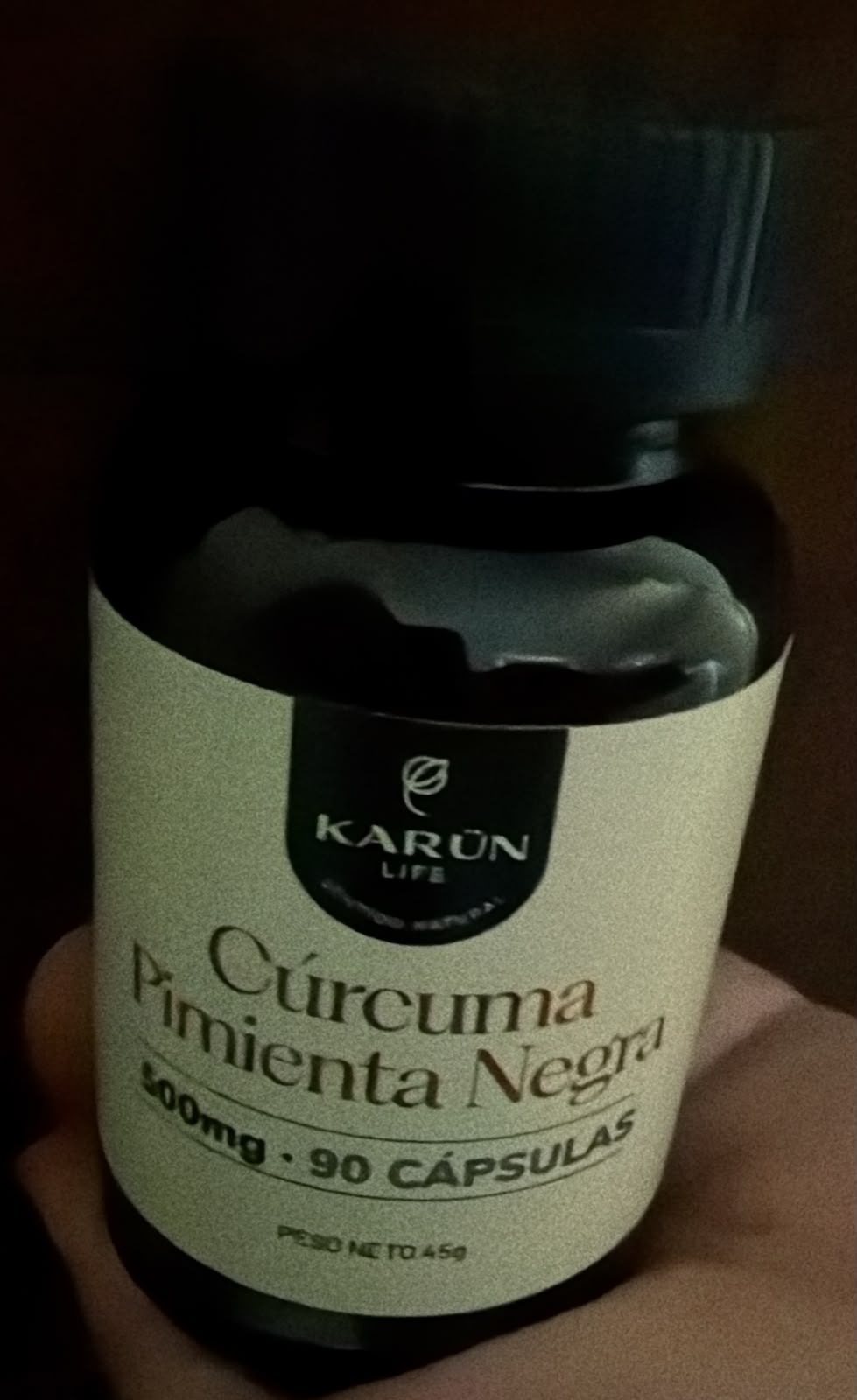 Foto de Ninoska sobre Cúrcuma + Pimienta Negra (500mg) 90 Cápsulas (45 Días) - Karun Life