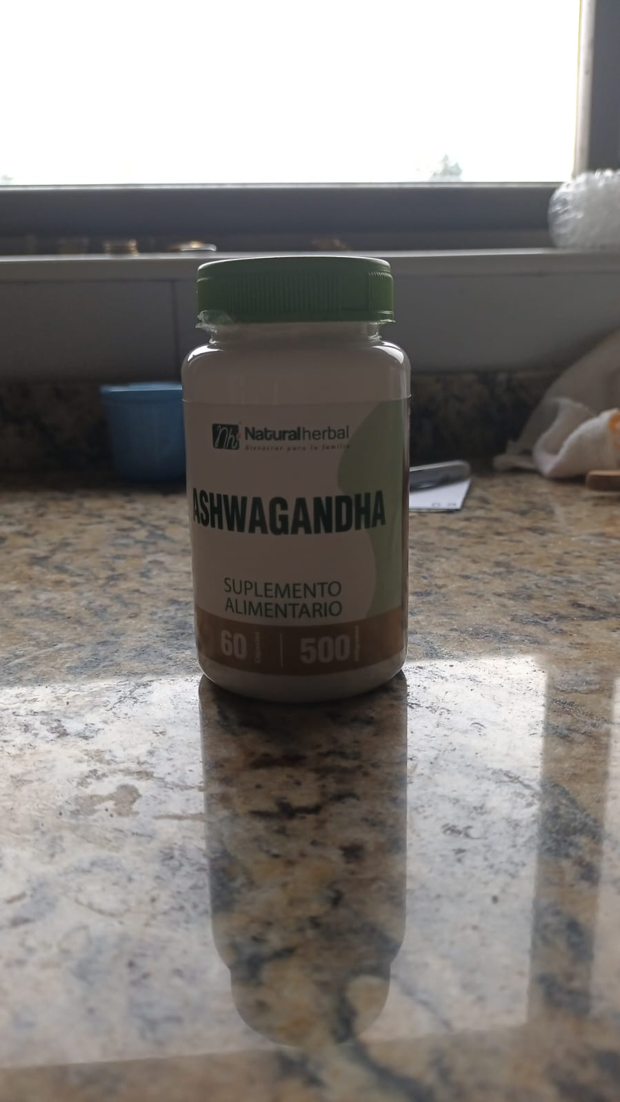Foto de Rosa sobre Ashwagandha 500mg 60 Veg Caps - Natural Herbal