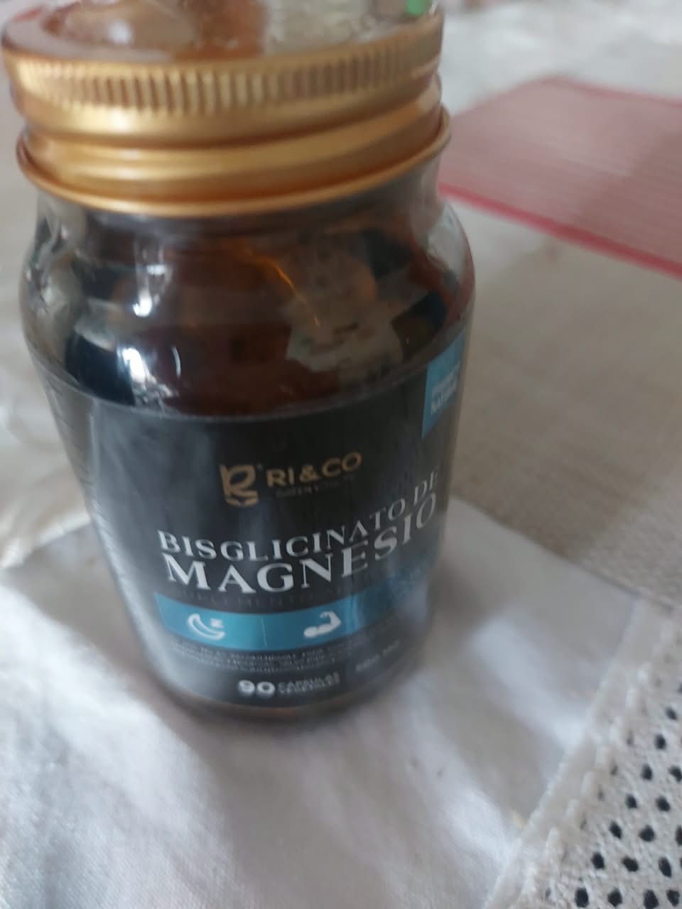 Foto de Patricia sobre Bisglicinato de Magnesio 500mg 90 Cápsulas Vegetales - RI&CO