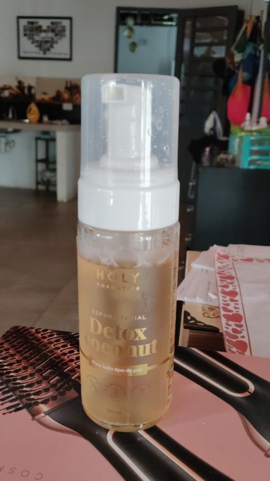 Foto de Karen con el producto