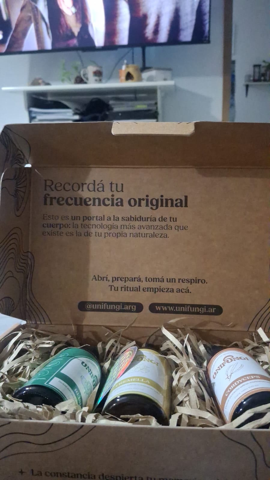 Foto que compartió Ivana B. con su compra